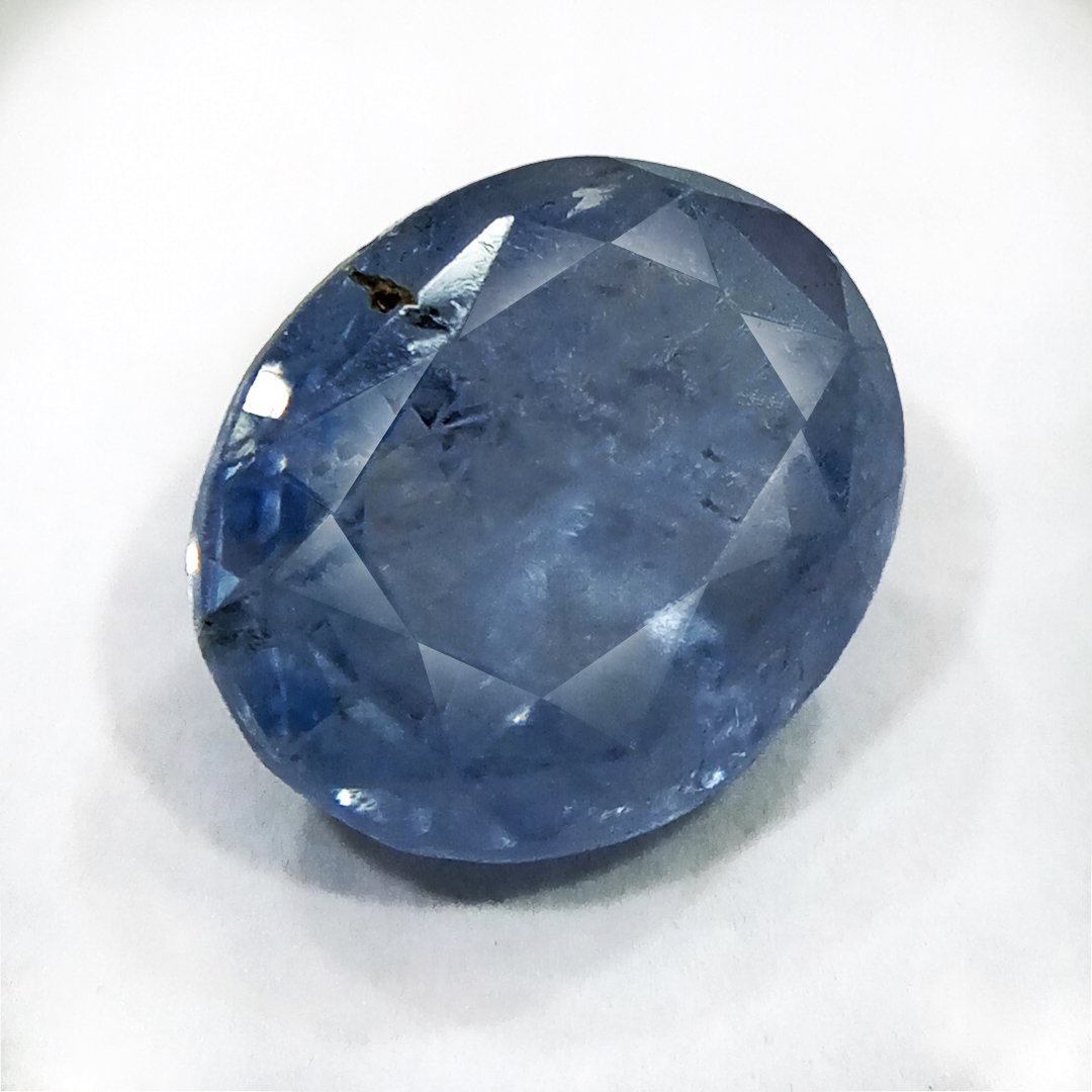 RGBS04-2 Exquisite Natural Blue Sapphire gemstone with deep blue hues, symbolizing wisdom, power, and prosperity.